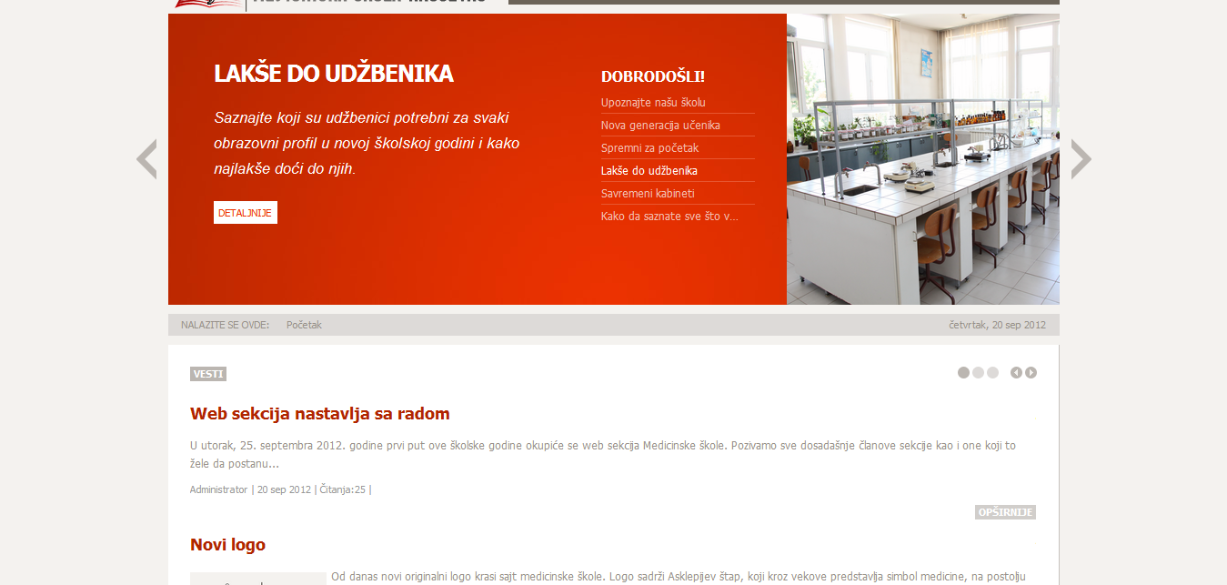 Web sekcija nastavlja sa radom